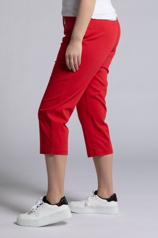 Slimfit Pantaloni di Ulla Popken in rosso