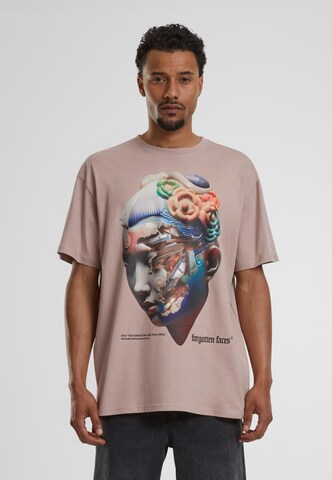 T-Shirt 'Kintsugi' Forgotten Faces en rose : devant