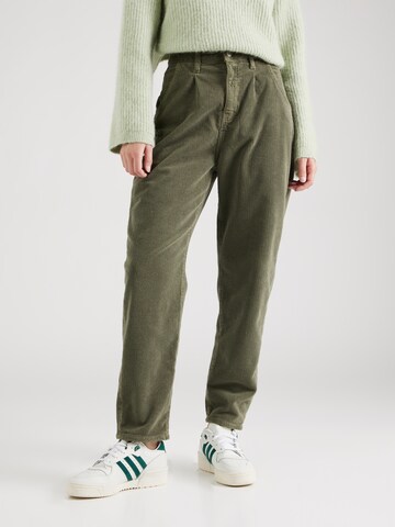 Mavi regular Παντελόνι πλισέ 'LAURA' σε πράσινο: μπροστά