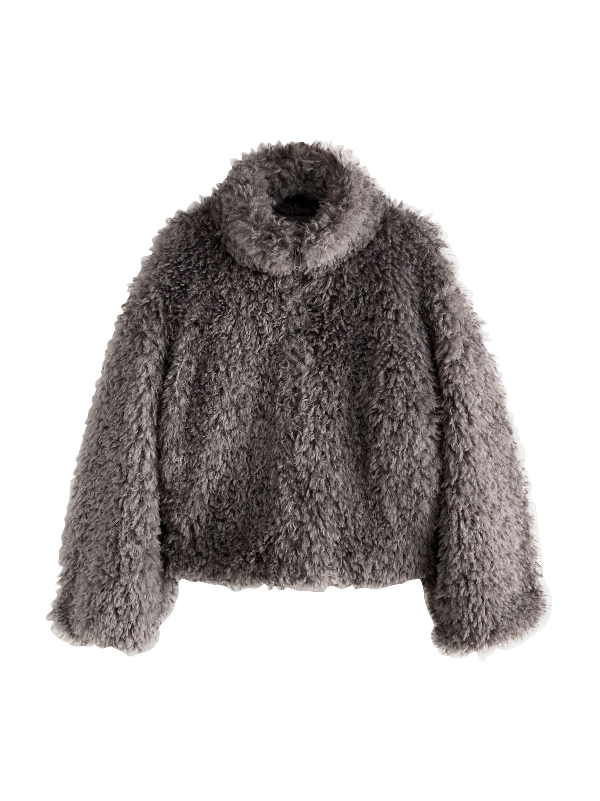 Next Jacke in Grau: Vorderseite