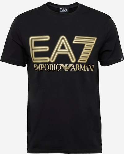 EA7 Emporio Armani Camiseta en oro / negro, Vista del producto