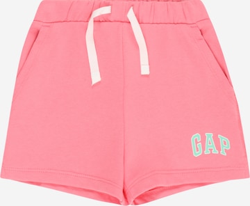 GAP Normální Kalhoty – pink: přední strana