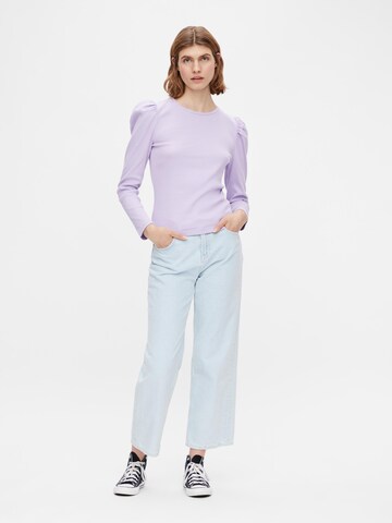 PIECES Shirt 'Anna' in Purple