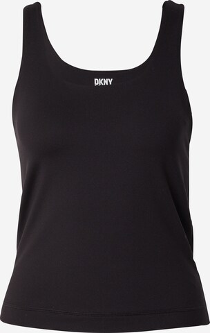 DKNY Performance Sports Top in Black: front