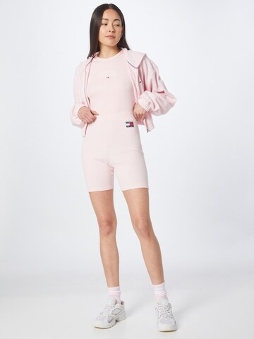 Tommy Jeans Skinny Shorts in Pink
