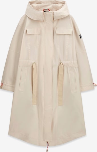 Demisezoninė parka iš GUESS, spalva – kremo, Prekių apžvalga