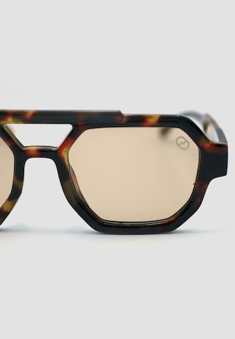 Lunettes de soleil 'Octo Turtoise' Gianni Kavanagh en marron