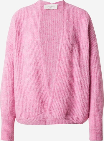 AMERICAN VINTAGE Neuletakki 'EAST' värissä vaaleanpunainen: etupuoli