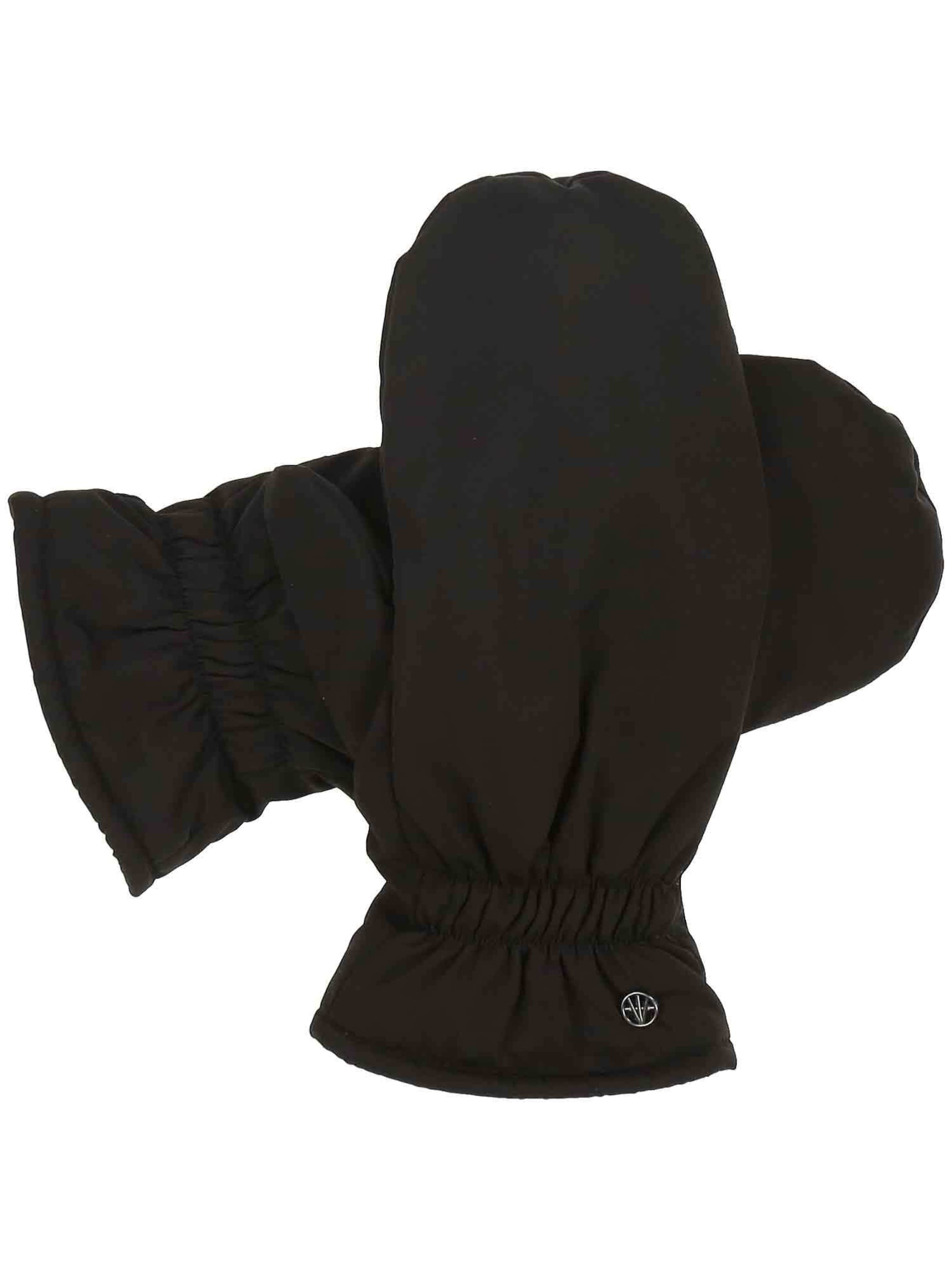 LOEVENICH Athletic Gloves in Black: front