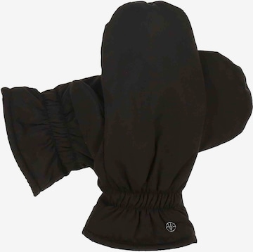 LOEVENICH Athletic Gloves in Black: front