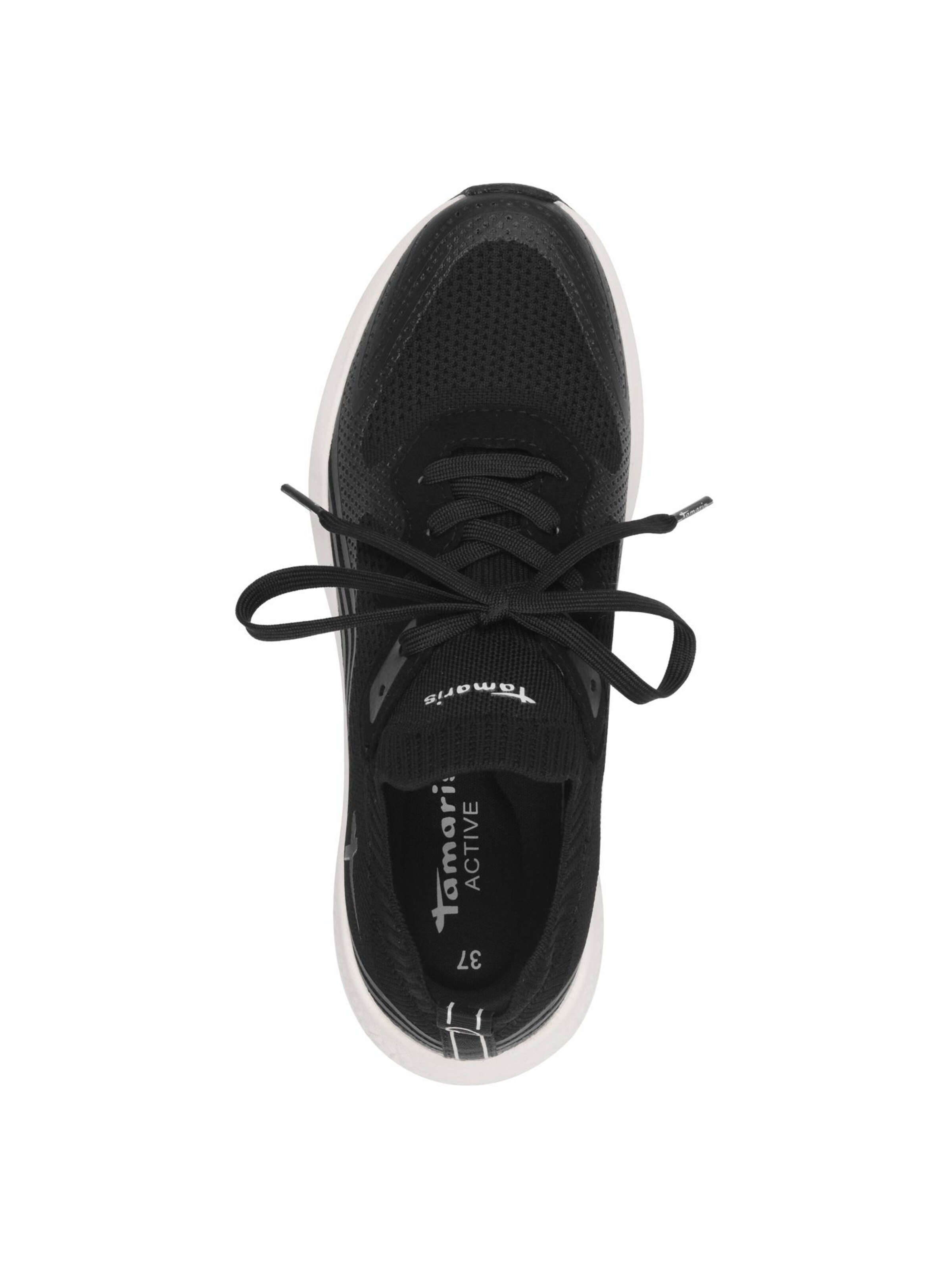 Sneaker bassa di Tamaris in nero