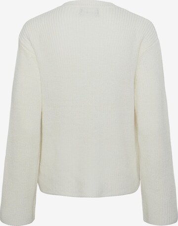 PIECES Pullover 'SABINA' i hvid