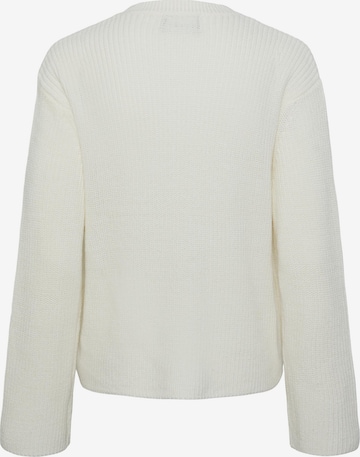 PIECES Sweater 'SABINA' in White