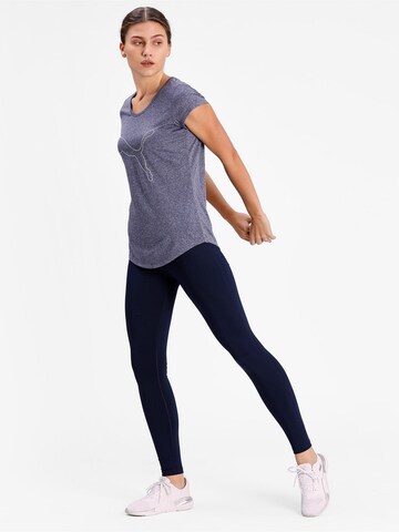 PUMA Skinny Workout Pants in Blue