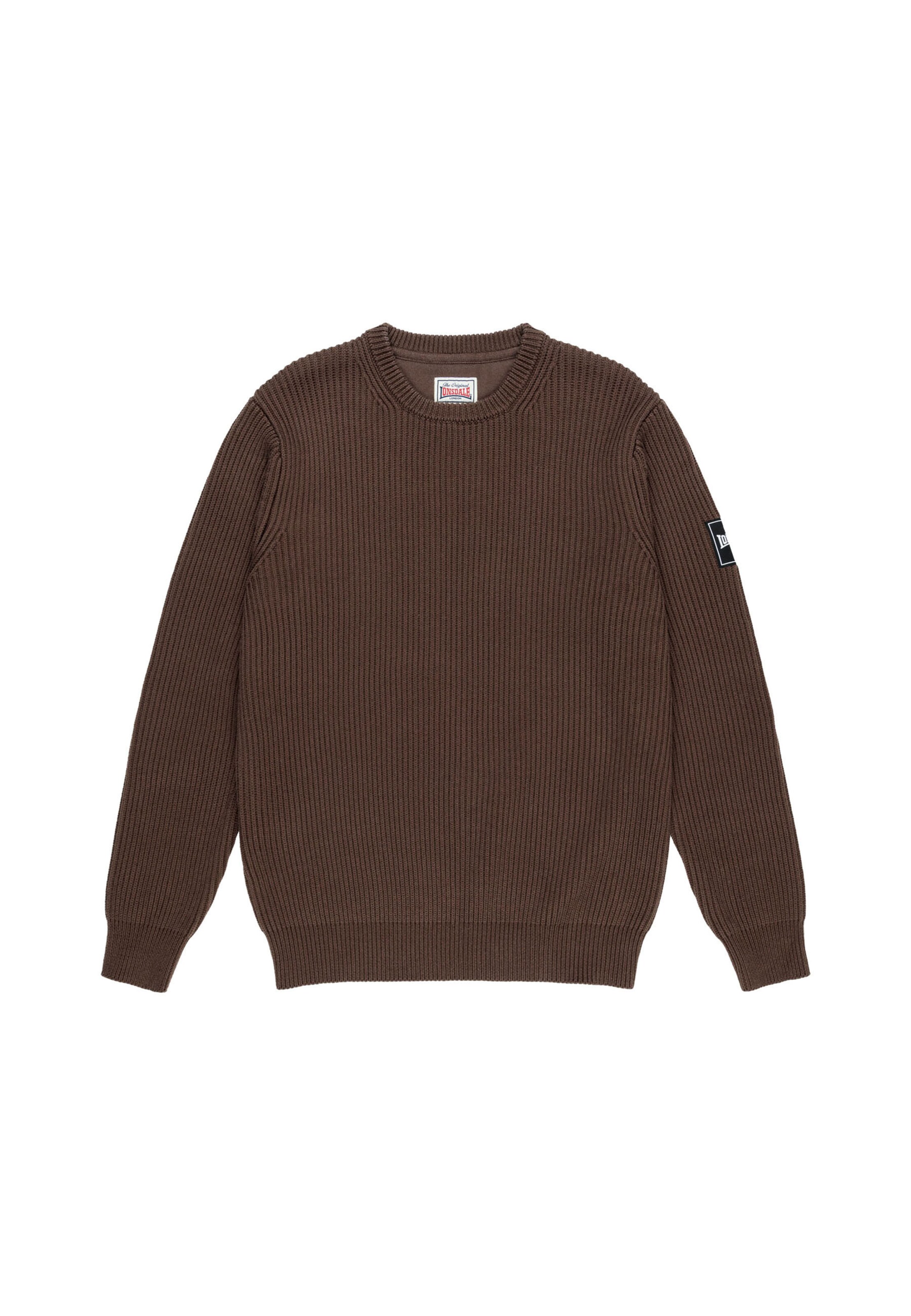 Lonsdale London Sweter w kolorze brązowy: przód