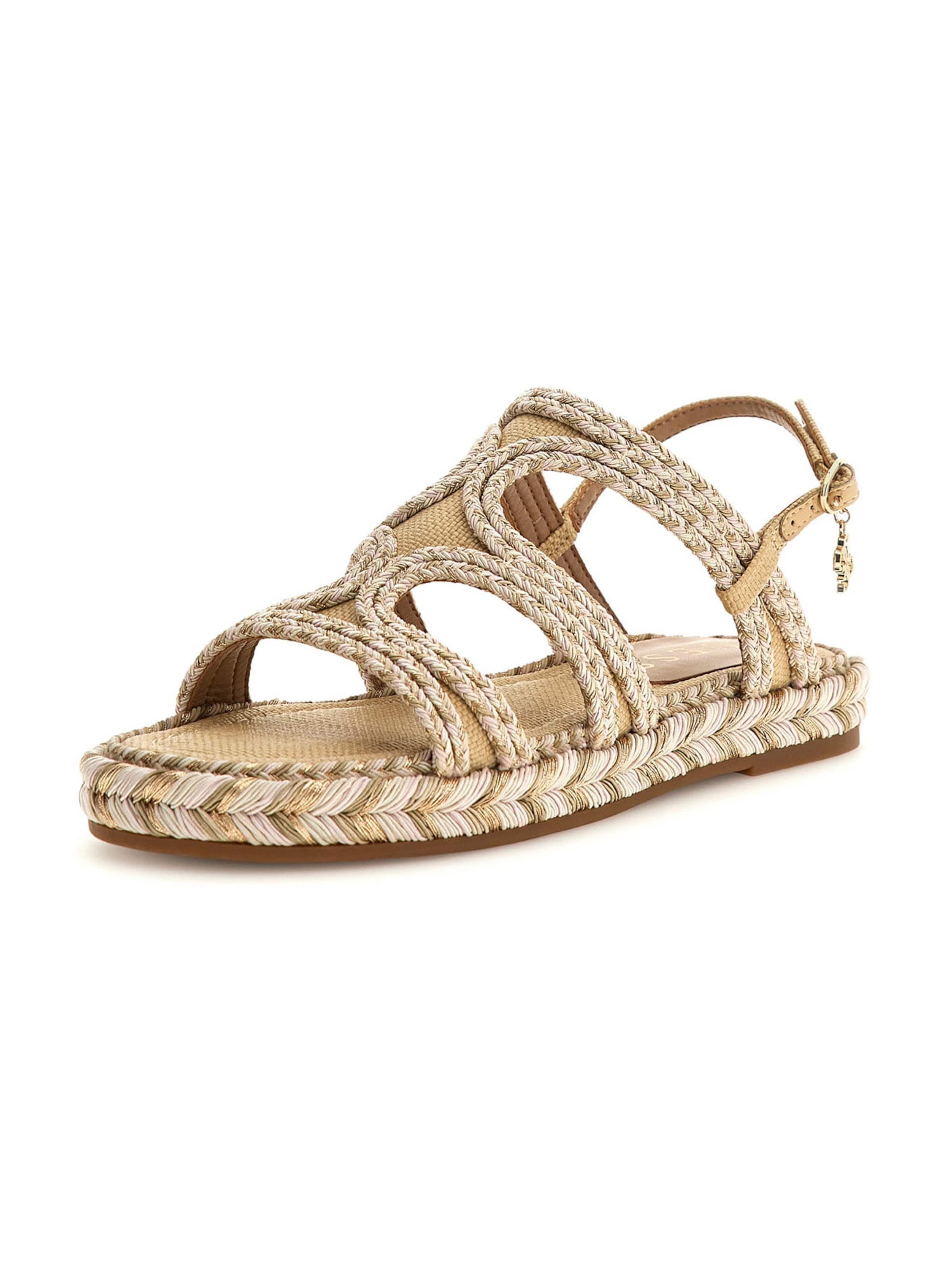 GUESS Sandals 'KALORE' in Beige: front