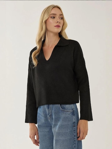 Hiccup Pullover in Schwarz