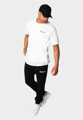 T-Shirt 'Embo' Dropsize en blanc