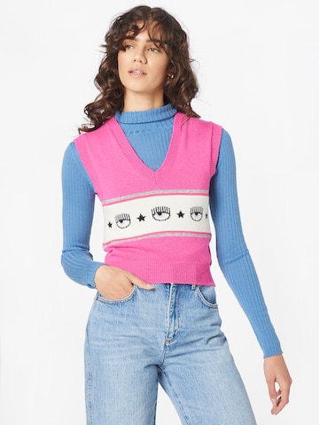 Chiara Ferragni Sweater 'MAGLIERIA' in Pink: front