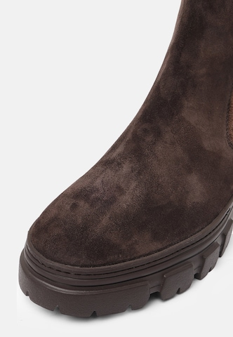 Paul Green Chelsea boots i brun