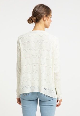 Usha Knit Cardigan in White