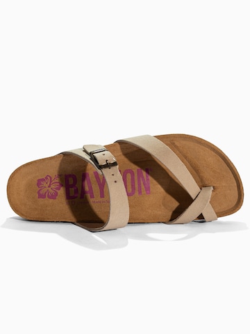 Tongs 'DIANE' Bayton en beige