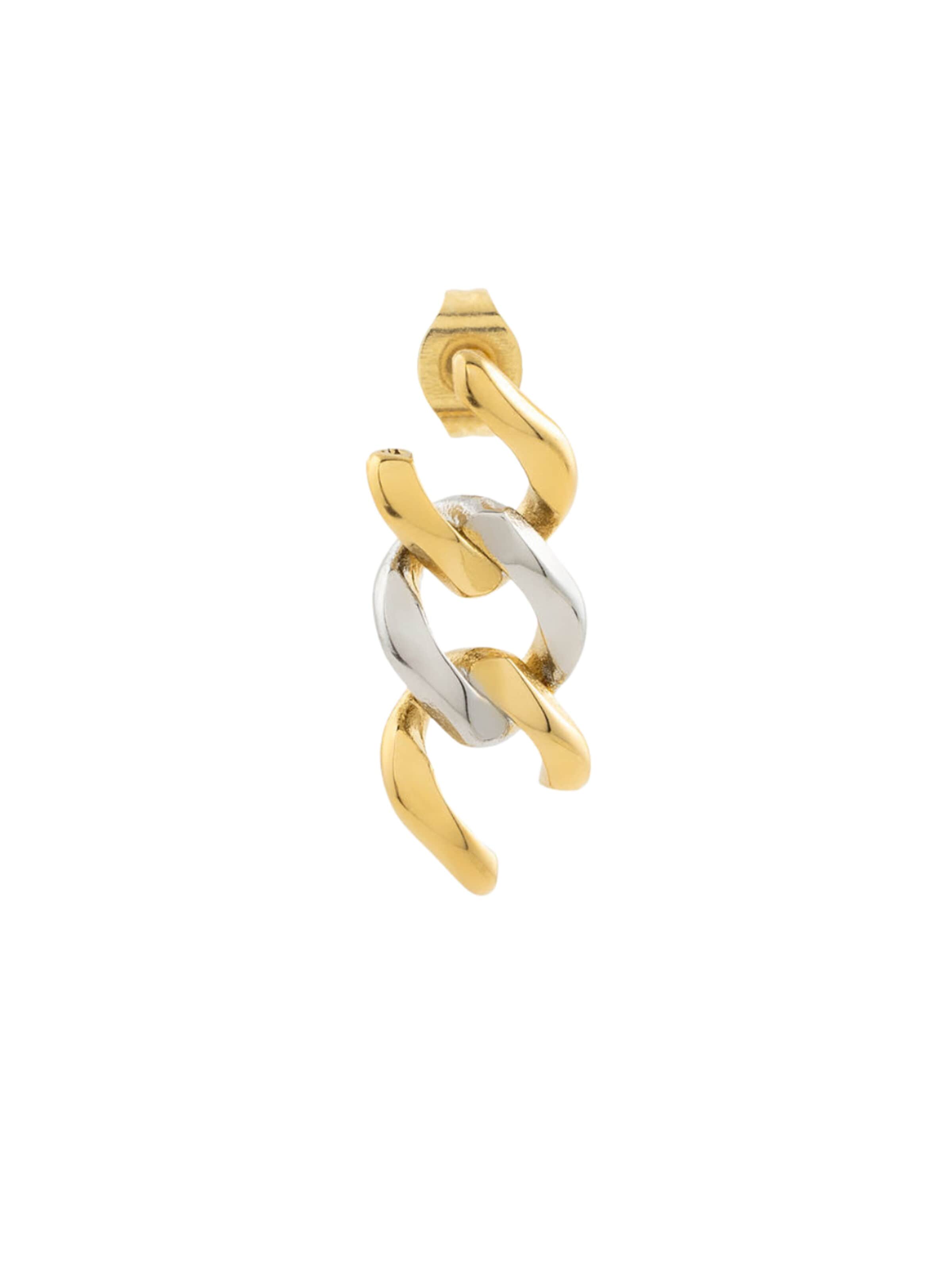 YParis Earrings 'Boucle Jule Bi' in Gold: front