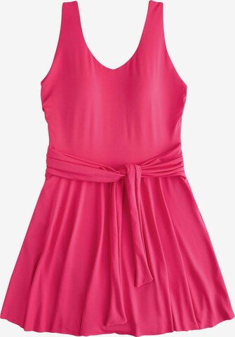 Next Sukienka plażowa w kolorze różowy: przód