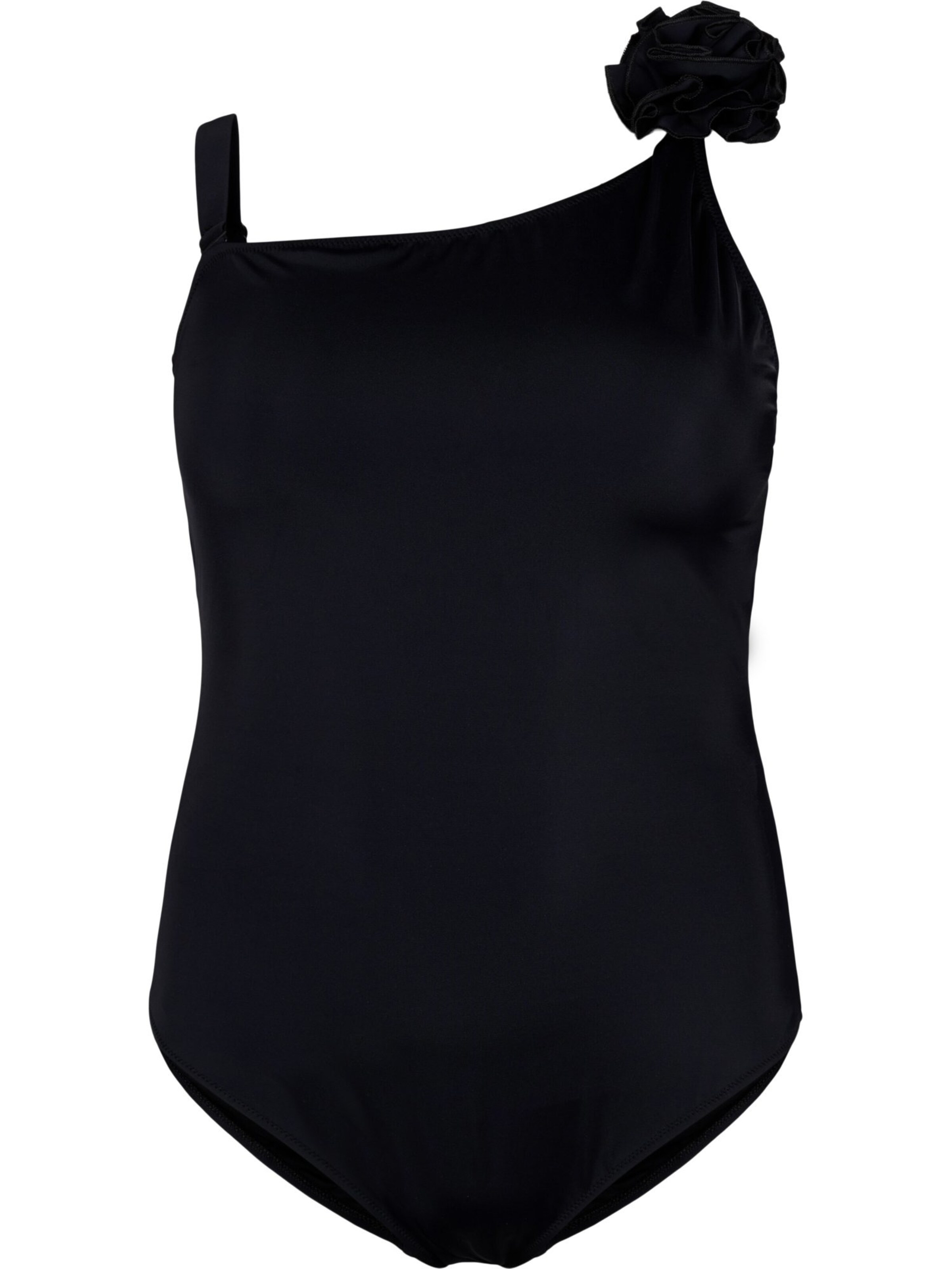 Swim by Zizzi Bustier Badedragt 'SANITA' i sort: forside