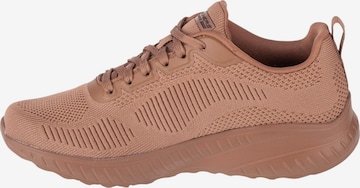 Baskets basses 'Skechers Bobs Squad Chaos - Face Off' SKECHERS en marron : devant