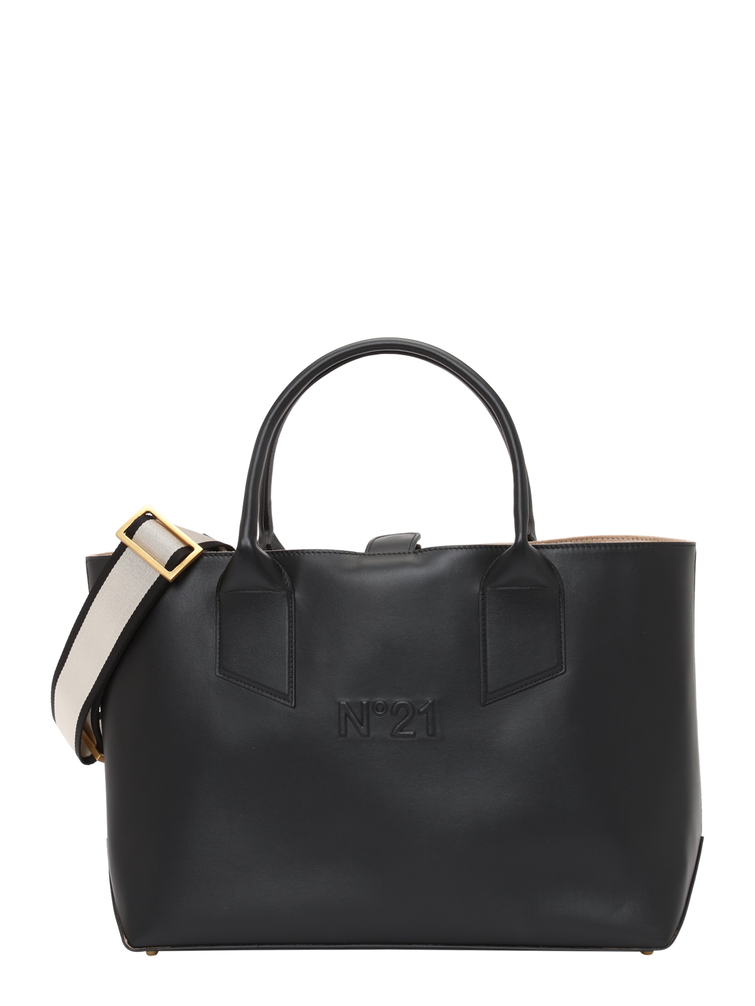 N°21 Torba shopper w kolorze czarny: przód