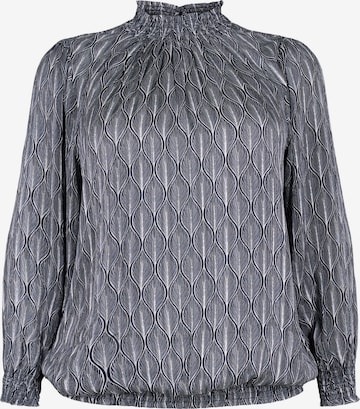 Zizzi Blouse in Blue: front