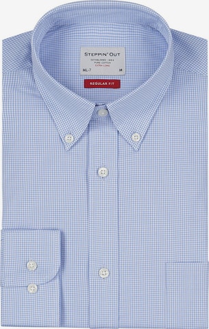 Steppin' out Hemd in Blau: Vorderseite