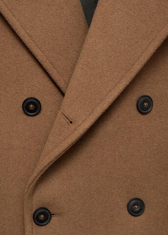 MANGO MAN Mantel 'Alberti' in Braun
