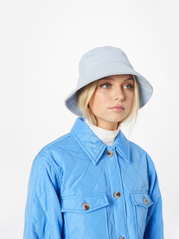 PIECES Between-Season Jacket 'Taylor' in Blue