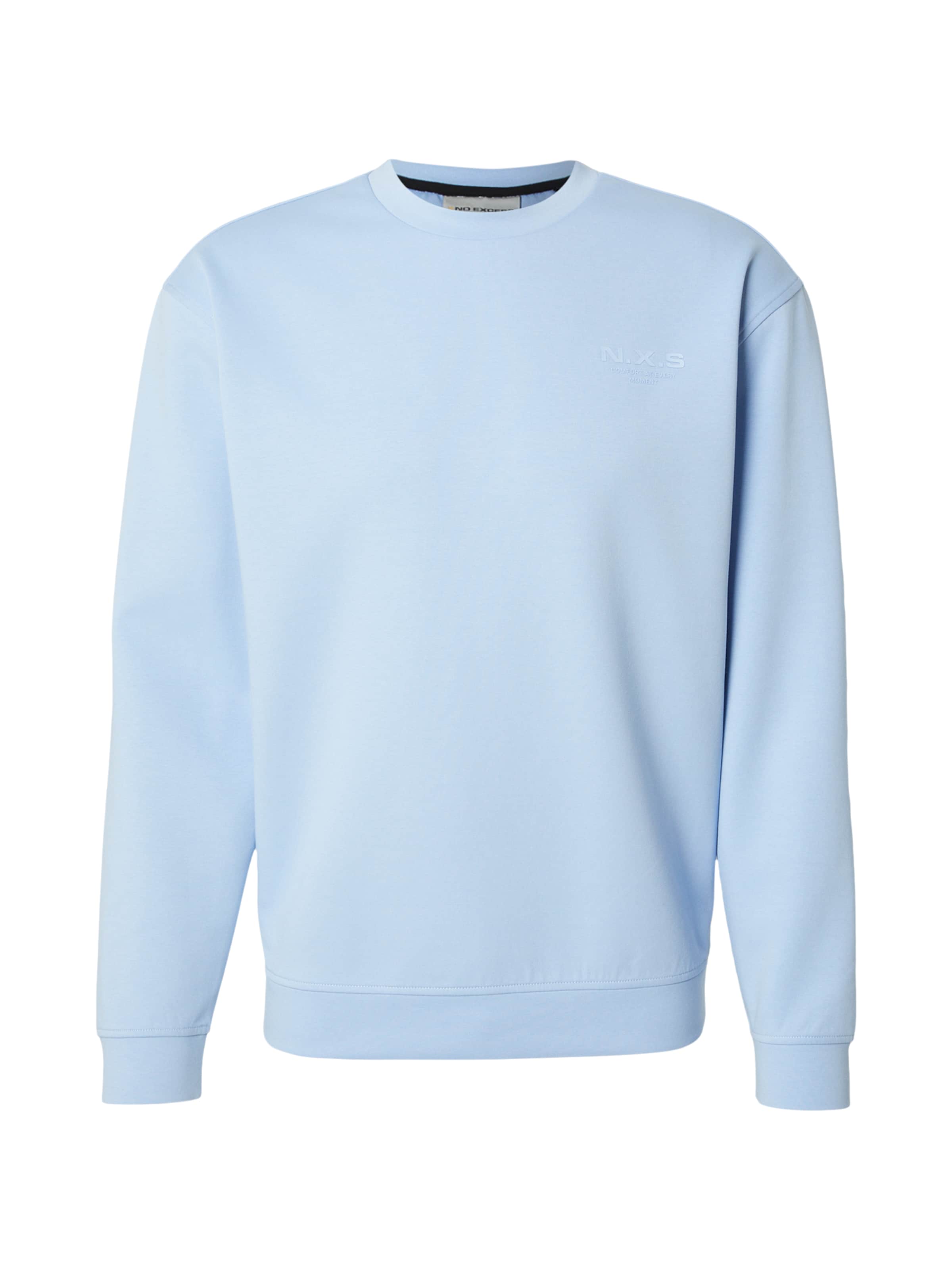 No Excess Sweatshirt in Blauw: voorkant