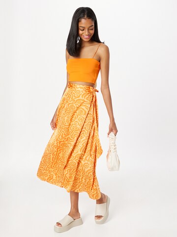 Monki Skirt in Orange