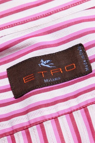 Etro Button Up Shirt in M in Pink