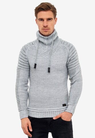 Rusty Neal Pullover in Grau: predná strana