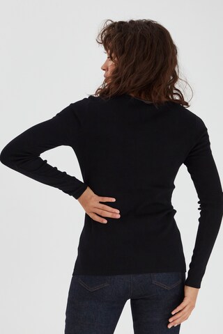 PULZ Jeans Sweater 'PZSARA' in Black