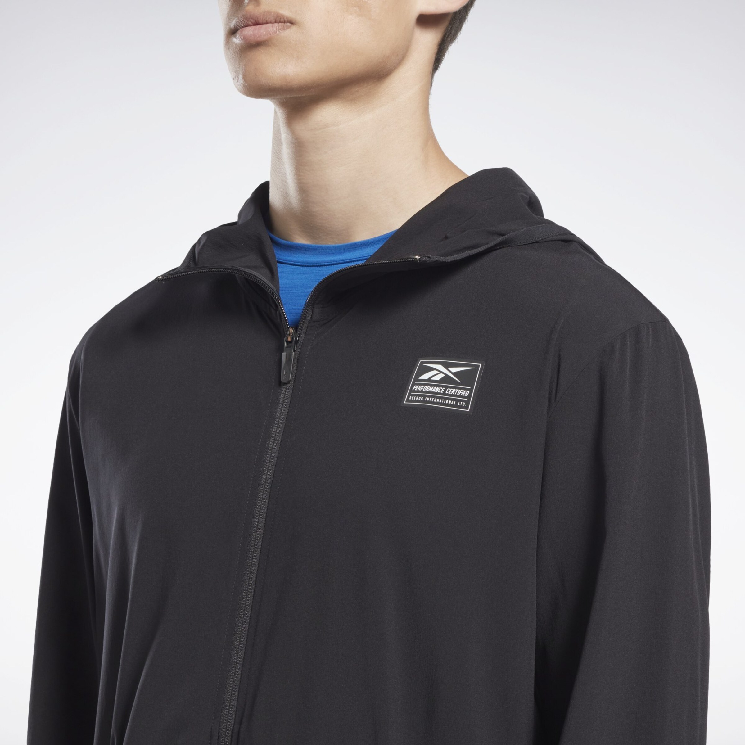 Reebok Sports jacket in Black ABOUT YOU