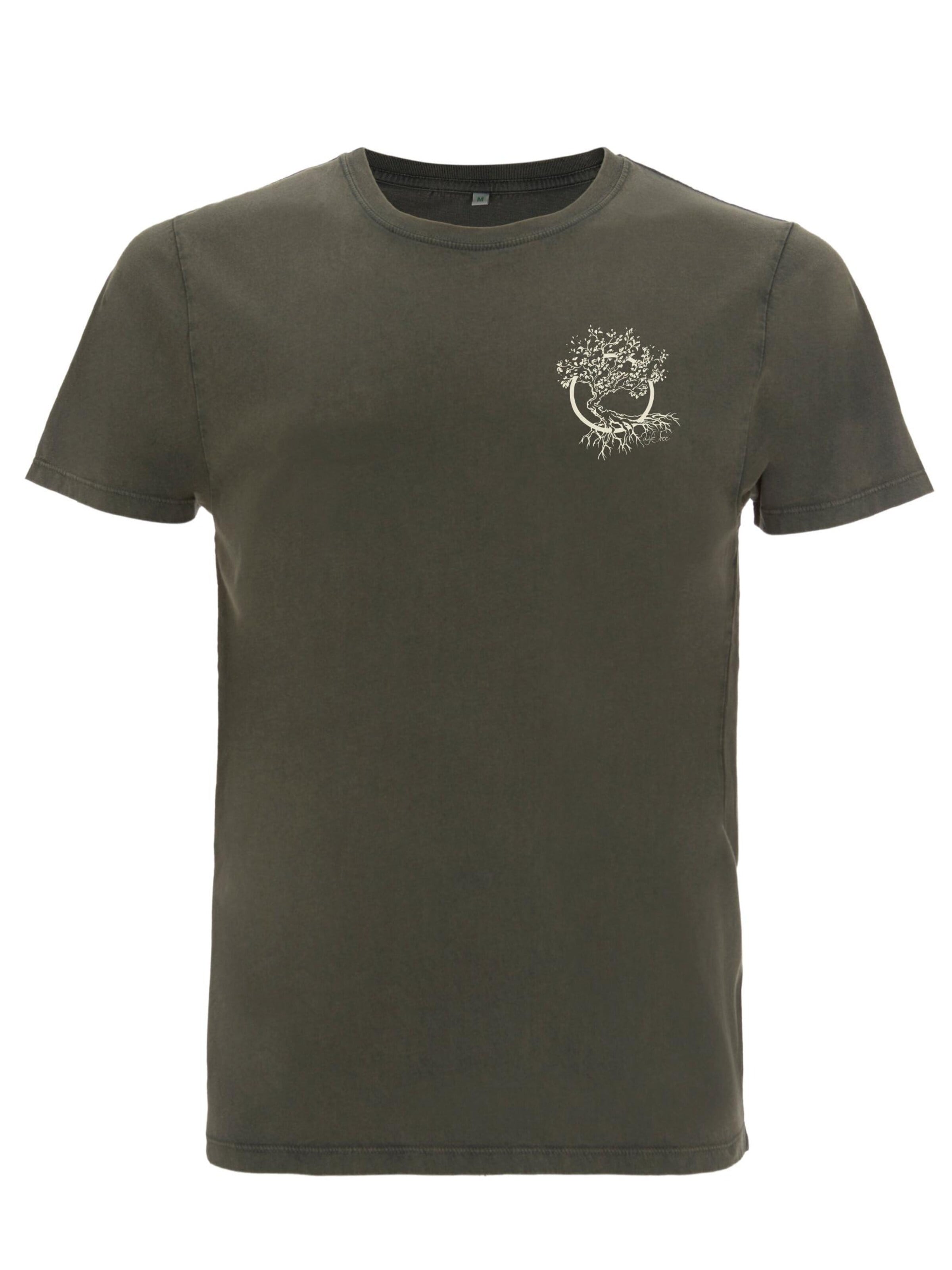 Life-Tree Shirt 'Fairwear Organic'‌‌‌‌‌‌‌ in Grün: Vorderseite