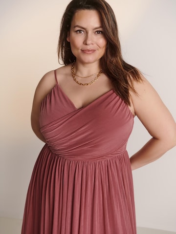 Guido Maria Kretschmer Curvy - Vestido de festa 'Cathleen' em rosa: frente