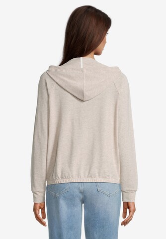 Betty & Co Zip-Up Hoodie in Beige