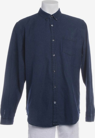 Closed Button Up Shirt in XL in Blue: front