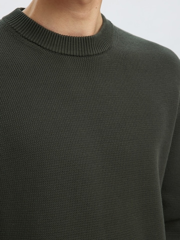 Pull-over 'SLHDANE' SELECTED en vert