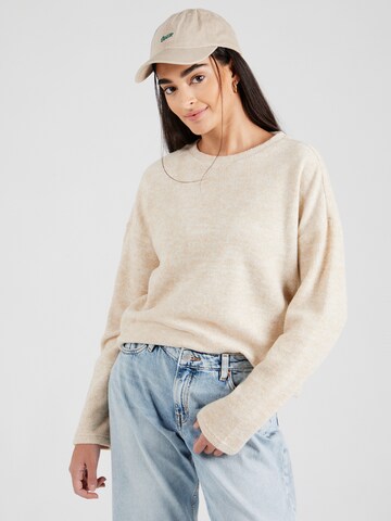 Pull-over ONLY en beige : devant