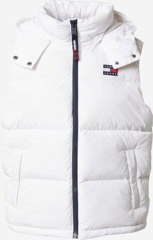 Tommy Jeans Bodywarmer 'ALASKA' in Wit: voorkant