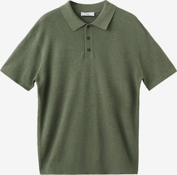 MANGO MAN Poloshirt 'Andrew' in Grün: Vorderseite