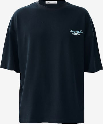 VAMOS CLO Shirt 'Edelweiss' in Schwarz: Vorderseite